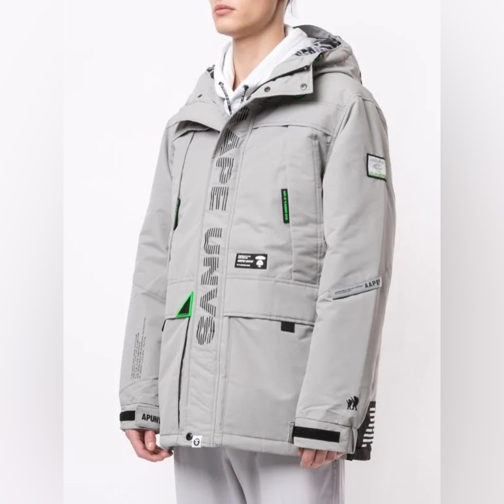AAPE BY A BATHING APE Hooded Padded Parka Coat